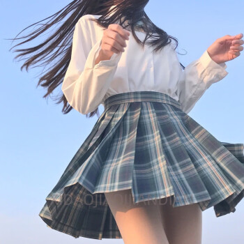 西島佳2022 日系jk格裙學生jk制服葡萄汽水水手服百褶裙套裝女 女白