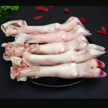 桃西村jd物流现杀新鲜生羊蹄子羊脚蹄带筋山羊蹄子肉新鲜羊蹄2斤