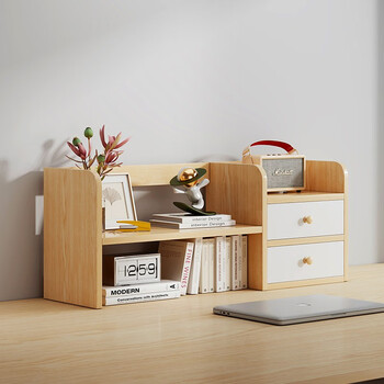 拜德美 桌面置物架学生书桌收纳储物架子卧室办公室桌上小型多层储物