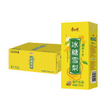 康师傅冰糖雪梨250ml24盒整箱