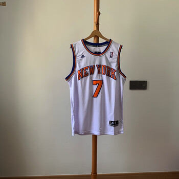 永联安东尼7号尼克斯球衣nba刺绣篮球服男女运动休闲背心训练球服