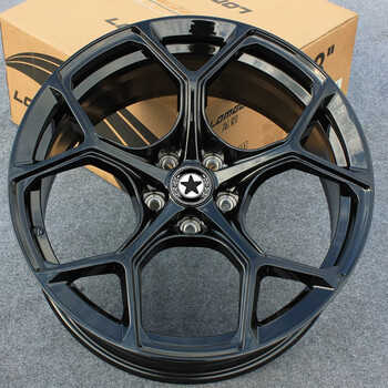 改装轮毂适用于奔驰本田大众cc奥迪a3宝马领克09蔚来et5黑色17寸轮毂