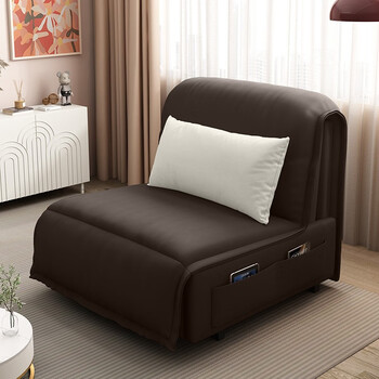今友 智能电动遥控沙发床两用折叠多功能办公室小空间新款伸缩单人床