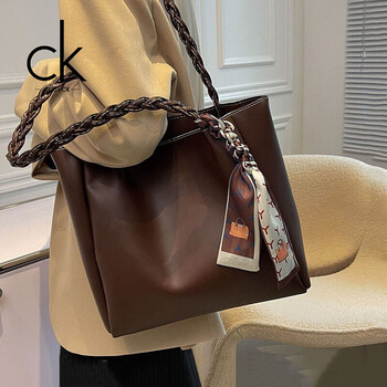 送女友生日礼物单肩包女大容量托特包新款百搭腋下包复古大包包包女包