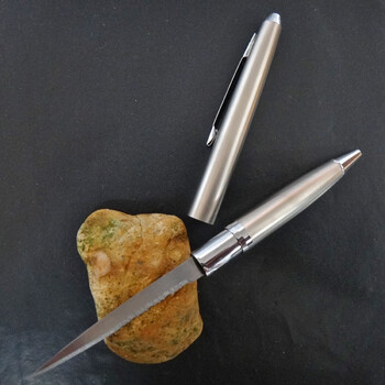 多功能笔刀防身武器 三合一 棍刀具战术笔带刀男士迷你随身小刀女