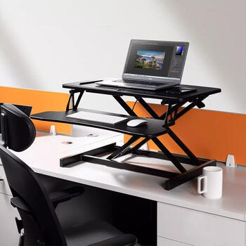 nocloc站立办公升降台电脑桌站立式电脑升降支架显示器笔记本支架工作