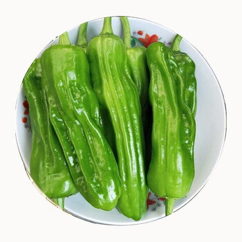 源外园湖北现摘青辣椒当季绿尖椒土辣椒新鲜虎皮青椒泡椒新鲜蔬菜3斤
