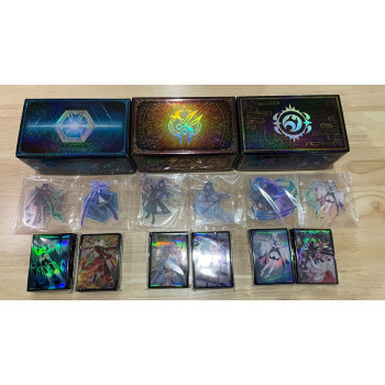 澜郜游戏王圣诞礼盒ssb1周边闪刀魔女术魔妖卡套立