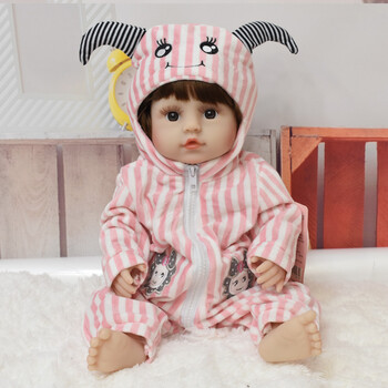 绿野客重生娃娃硅胶身软48cm软胶洋娃娃 女孩儿童仿真婴儿大号换装洋