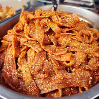 味巴哥 陕西纯手工辣条自制麻辣牛筋面西安特产小时候零食小吃麻辣条