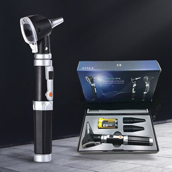 insex 医用电耳镜检耳镜检查光纤耳朵可视放大led耳科检查耳科器 大