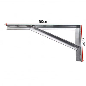 三角架墙上置物托板支撑加燃气管道固定支架l3加厚2350角铁斜撑膨胀丝