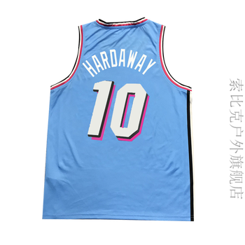 滕讯体育官方旗舰店nba滕讯体育nba同款全新款热火队天蓝色城市版球衣