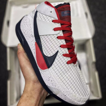 新款杜兰特13代黑白篮球鞋kd13乳腺癌主场减震气垫男女实战靴usa36