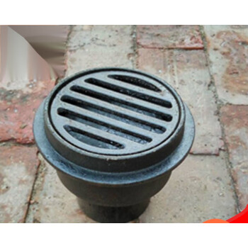 铸铁防臭地漏 dn50 80 100 150 铸铁内插式地漏 圆形承插地漏泰鹏 dn