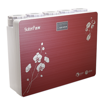 速腾suten9iporo50q11净水器家用反渗透纯水机厨房直饮五级过滤红色