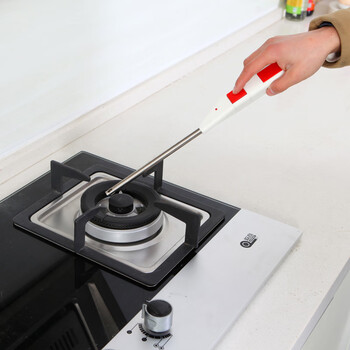 厨房加长电子点火器点火枪煤气灶脉冲打火器棒天燃气电池打火枪红色