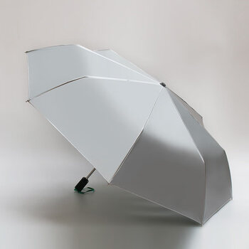 【旗舰】钛银防晒伞加大one防晒uvupf50 自动双层加大钛银太阳伞 银色