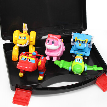 灵动创想帮帮龙玩具出动第三季恐龙探险队儿童变形机器人棒棒龙全套