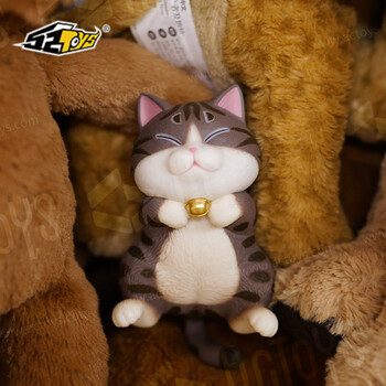 端坐猫盲盒扭蛋网红玩具惊喜生日礼物七夕节礼物 2.0午睡时光单个盲盒