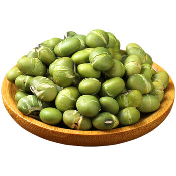 炒青豆原味熟即食青大豆青豌豆新农家现炒熟青炒货零食坚果小包装