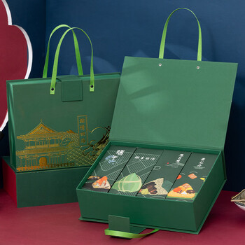 clcey端午节粽子礼盒空盒外包装盒高端定制土特产团购酒店礼品盒子 粽