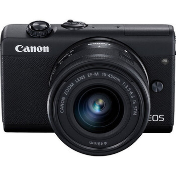 [旗舰店]canon/佳能 eos m200 微单套机ef-m15-45mm is stm琦莎 黑色