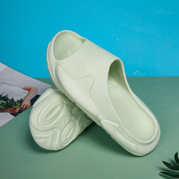 equalizer草牌运动篮球拖鞋男夏季室内居家居浴室洗澡防滑耐磨 米色