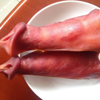 500g猪鼻子四川特产猪供嘴农家烟熏猪鼻子 嘴尖猪嘴巴 腊肉下酒菜