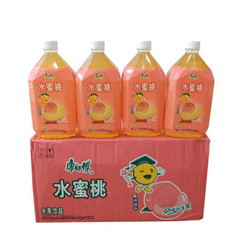 康师傅水蜜桃1l*12瓶 整箱