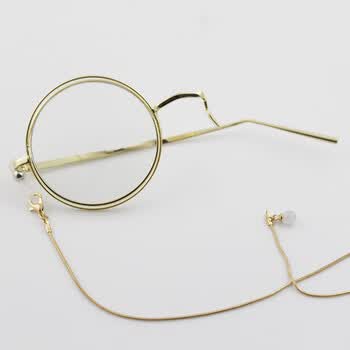 cos单片眼镜顾昀单边复古蒸汽朋克lolita基佬怪盗基德英伦绅士 金框