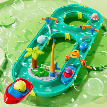 贝迪鸥beidiou儿童夏日水上漂流玩具钓鱼闯关大冒险沙滩垂钓36岁男孩