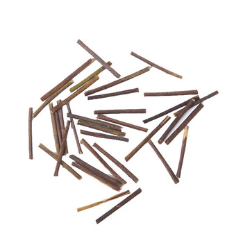 茶叶耳棍天然茶梗杆耳棒茶叶梗耳钉耳饰耳洞茶枝保护耳朵眼儿标准10个