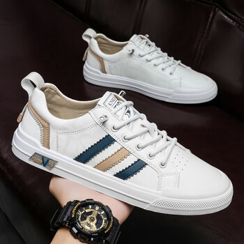 中学生一脚蹬板鞋男鞋春夏新品青少年小白鞋男简约时尚休闲鞋运动鞋