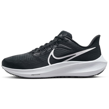 耐克nikeairzoompegasus39防滑耐磨低帮跑步鞋女款黑白365