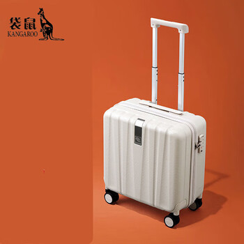 袋鼠kangaroo行李箱20吋拉杆箱万向轮密码登机商务旅行箱防刮耐磨出游