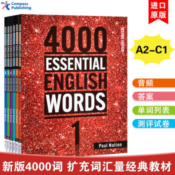 《进口原版4000 Essential English Words 常见词英语单词词典小学英语词汇教辅 全册1-6级》【摘要 书评 试读】- 京东图书