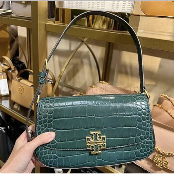 汤丽柏琦(tory burch)美国直邮tory burch腋下鳄鱼纹britten新奥莱单