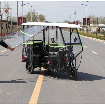 电动车挡雨棚全遮挡电动三轮车车棚防雨篷休闲小巴士全封闭透明雨棚