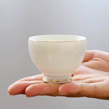 55ml-陶瓷金边白酒杯(单个装)