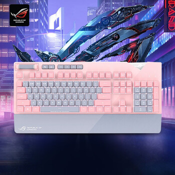 cherry樱桃红轴110键 带掌托 diyb rog 耀光樱花粉 cherry红轴