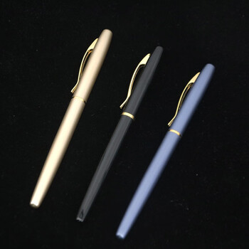 兰衍 软头签字笔 软笔自来水软头笔签字抄经书法笔兼毫礼品笔 黑色