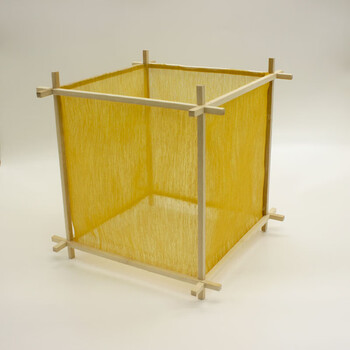 姜黄色四角宫灯(布)空白版