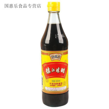 恆順北固山鎮江陳醋 500ml/瓶 家用烹飪炒菜涼拌餃子醋釀造食用醋