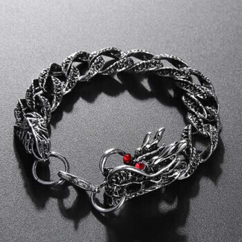 暗器防身的鞭子龙骨手链龙脊手串战术钛钢链子自卫男士用品普通款龙