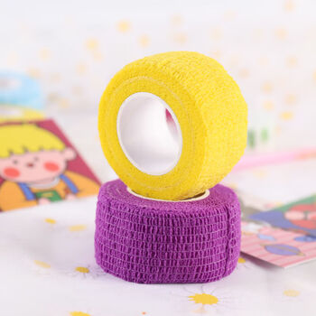 腾亿优品 纯色护指自粘弹性绷带学生写字防茧护手指弹力绑带防磨防