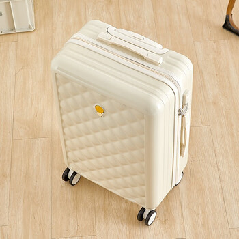 小米皮箱行李箱男英寸学生旅游拉杆箱密码箱女潮流时尚旅行箱商米白色