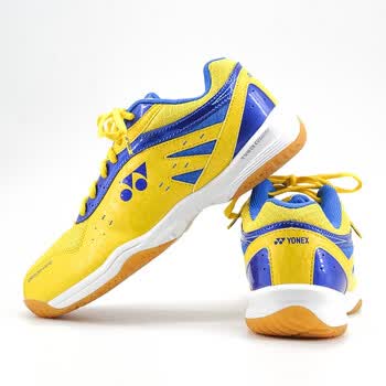 尤尼克斯（YONEX）羽毛球鞋 yy林丹李宗伟男女防滑减震透气专业比赛运动鞋 280C黄蓝 透气减震羽鞋 36=内长225mm