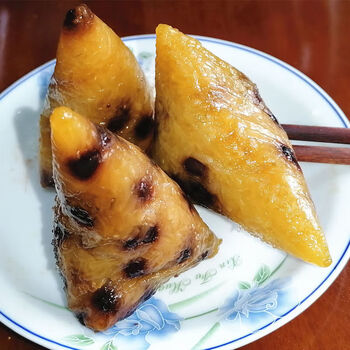 江西纯手工现做真空包装端午粽子散装粽子纯糯米2斤碱水红豆粽纸箱装