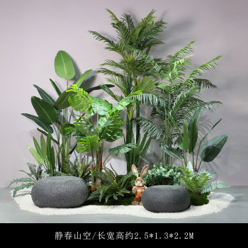 仿真植物装饰效果图图片